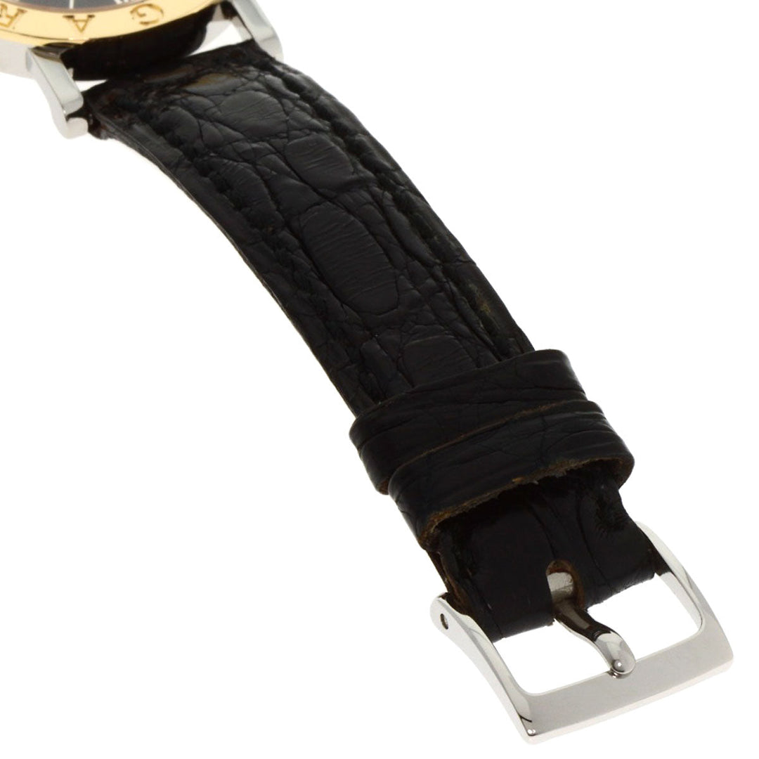 BVLGARI Watches Quartz BB26SGLD Stainless Steel, Leather gold Bulgari Bulgari black dial Women Used Authentic