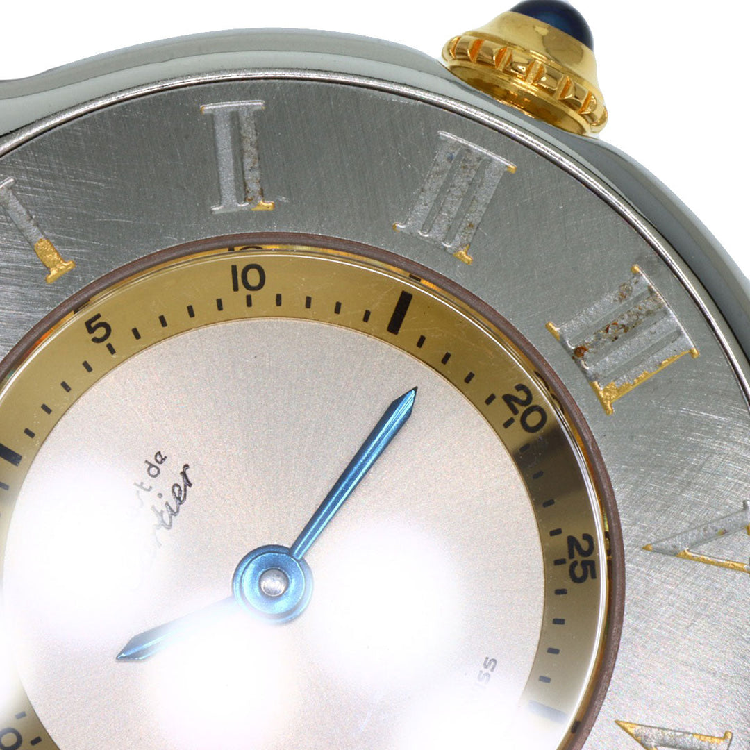 CARTIER Watches Quartz W10073F4 Stainless Steel, Combination Silver Mast 21 Silver dial Women Used Authentic