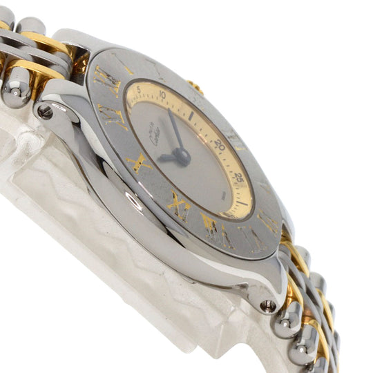 CARTIER Watches Quartz W10073F4 Stainless Steel, Combination Silver Mast 21 Silver dial Women Used Authentic
