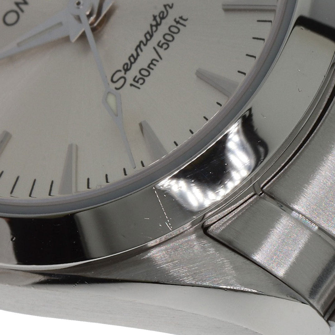 OMEGA Watches Quartz 2577.30 Stainless Steel , Stainless Steel Silver Aqua Terra Silver dial Women Used Authentic
