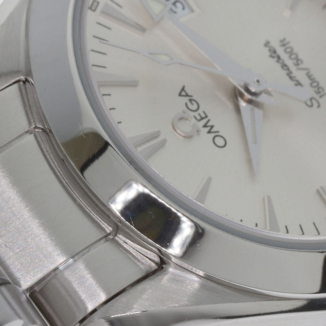 OMEGA Watches Quartz 2577.30 Stainless Steel , Stainless Steel Silver Aqua Terra Silver dial Women Used Authentic
