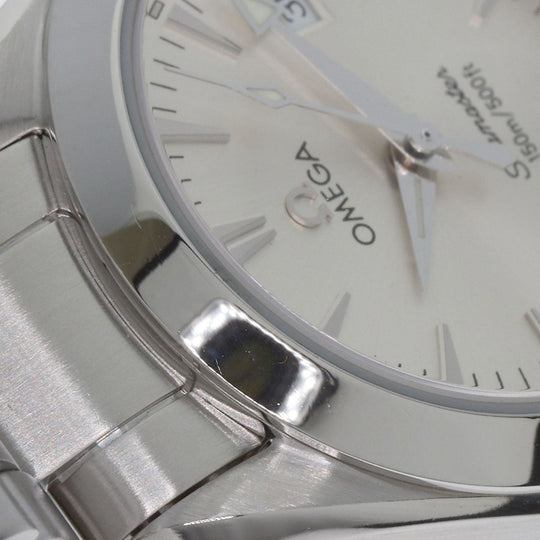 OMEGA Watches Quartz 2577.30 Stainless Steel , Stainless Steel Silver Aqua Terra Silver dial Women Used Authentic