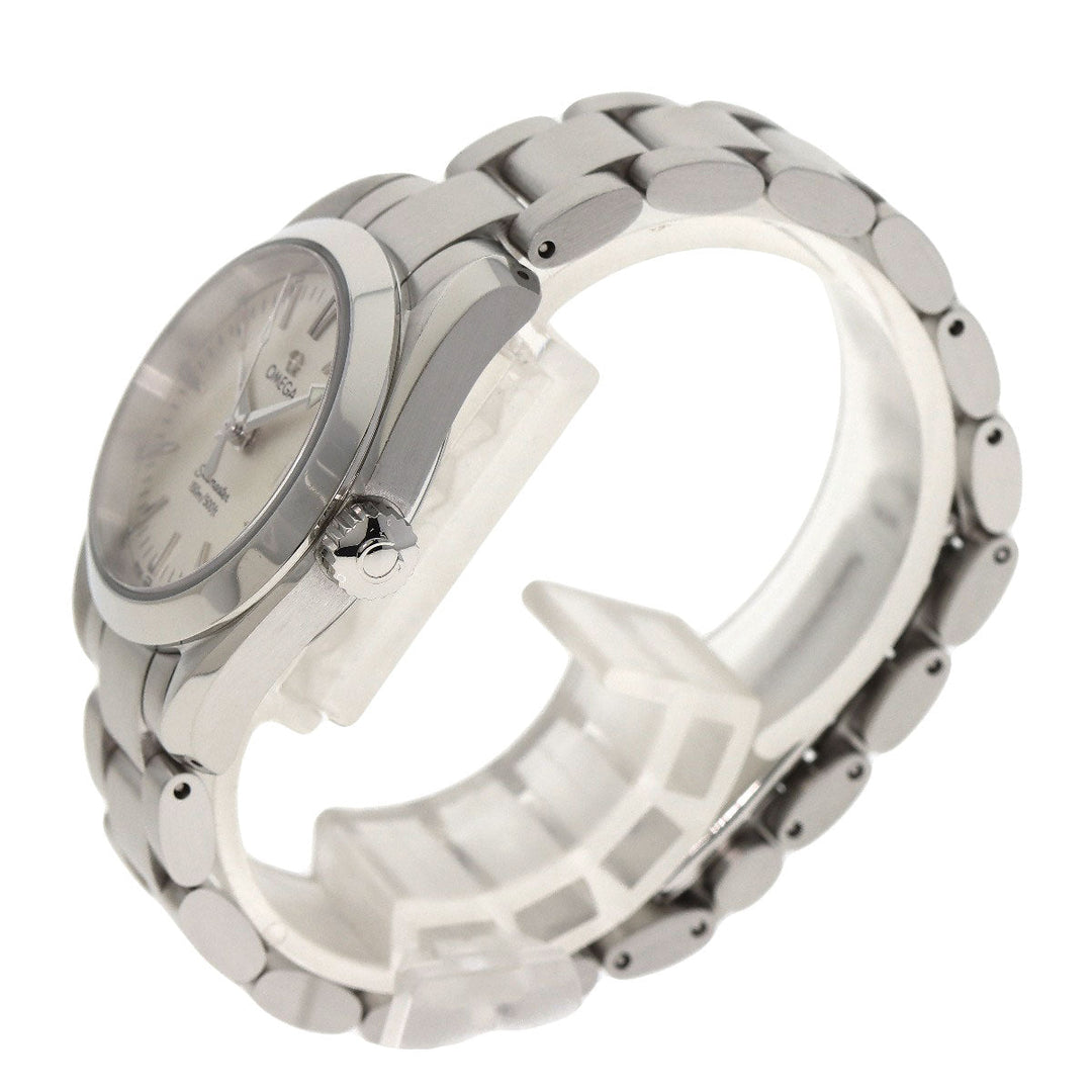 OMEGA Watches Quartz 2577.30 Stainless Steel , Stainless Steel Silver Aqua Terra Silver dial Women Used Authentic