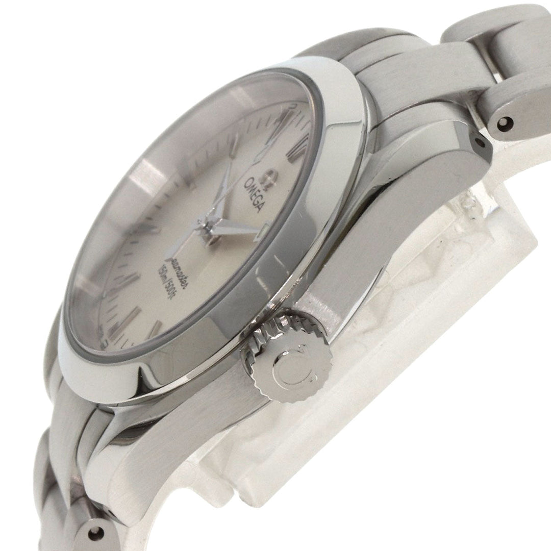 OMEGA Watches Quartz 2577.30 Stainless Steel , Stainless Steel Silver Aqua Terra Silver dial Women Used Authentic