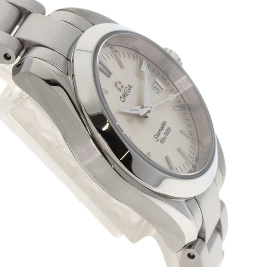 OMEGA Watches Quartz 2577.30 Stainless Steel , Stainless Steel Silver Aqua Terra Silver dial Women Used Authentic