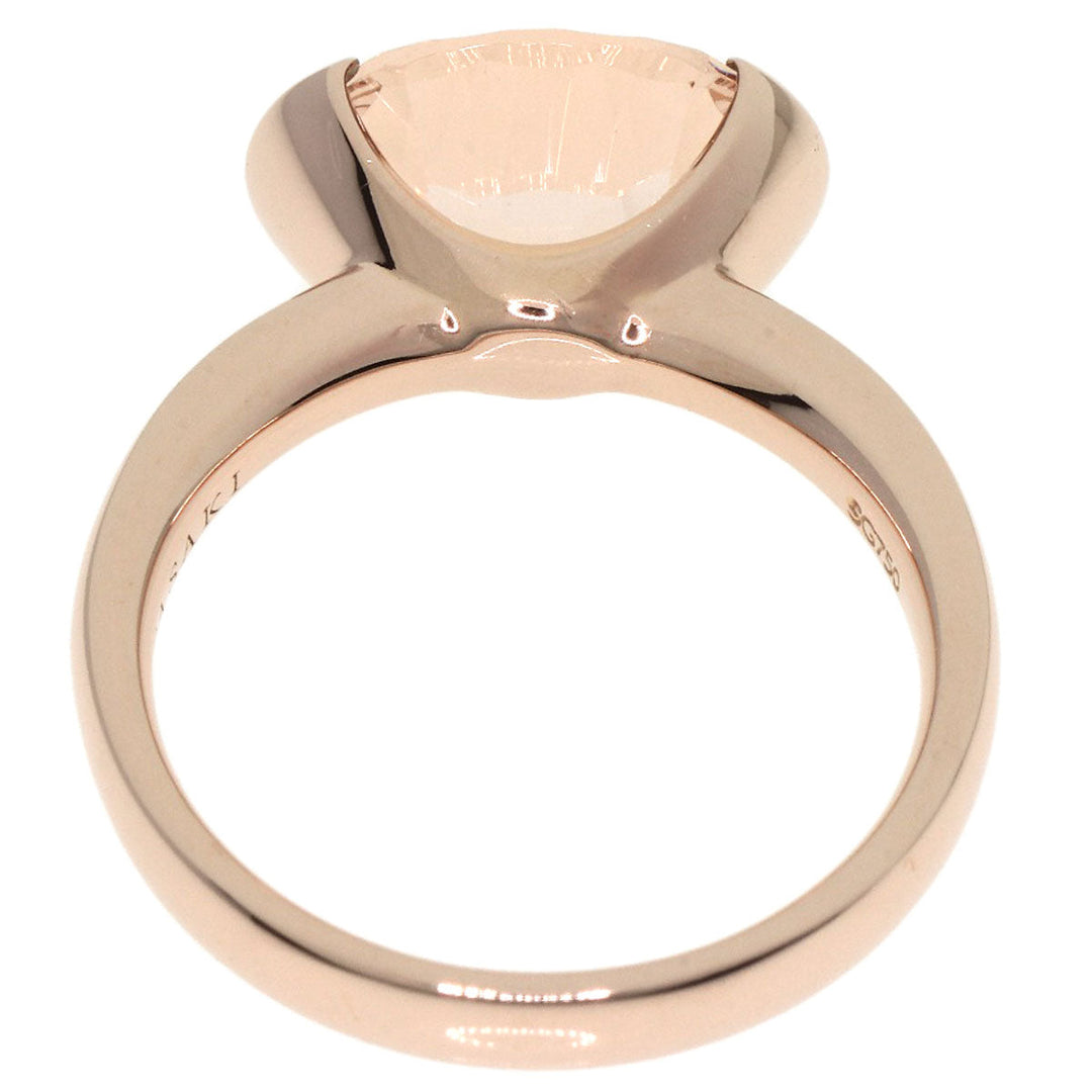 TASAKI Ring SG750 gold Morganite Sakura Gold Women Used Authentic