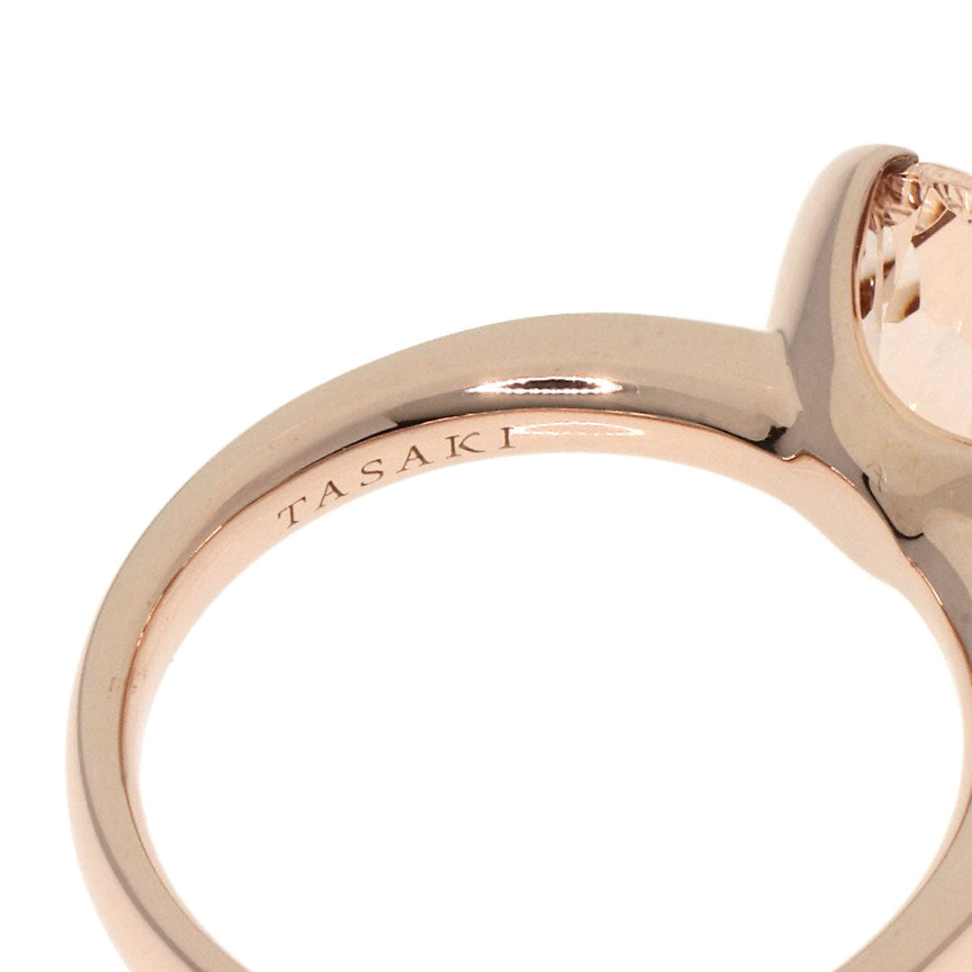 TASAKI Ring SG750 gold Morganite Sakura Gold Women Used Authentic