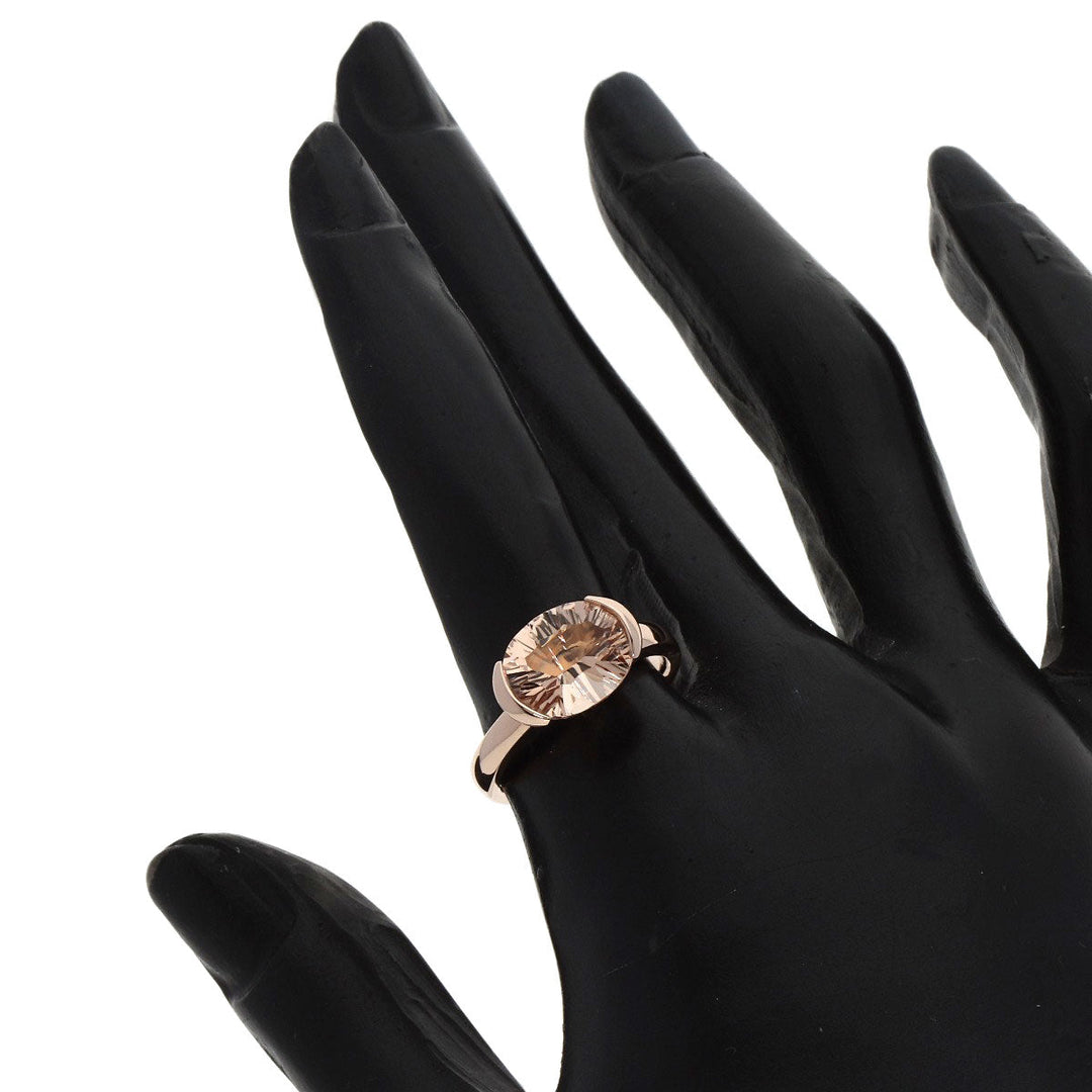 TASAKI Ring SG750 gold Morganite Sakura Gold Women Used Authentic