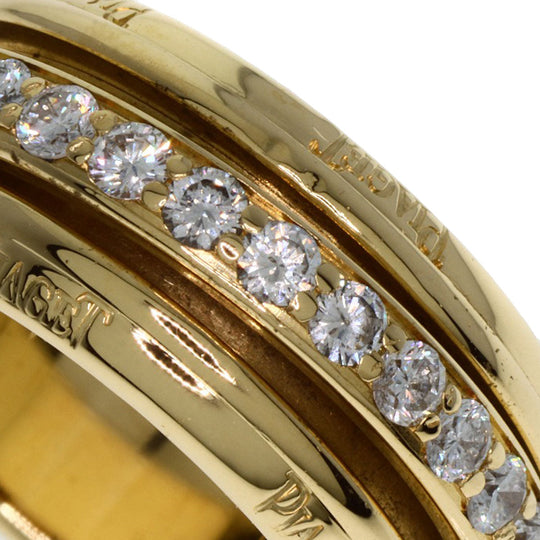 PIAGET Ring 18K Yellow Gold gold Possession Diamond Full Eternity #52 Women Used Authentic