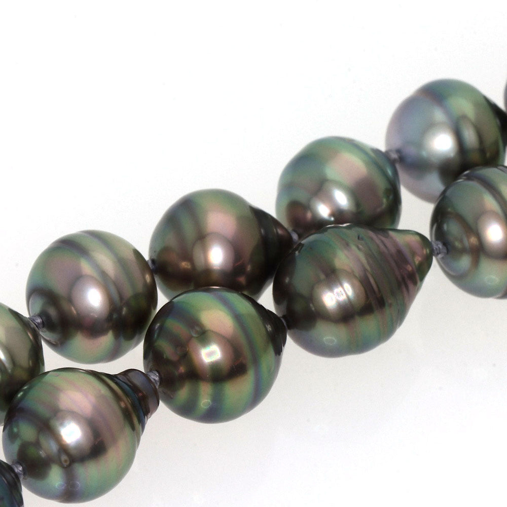 TASAKI Necklace SV black Baroque Black Pearl
