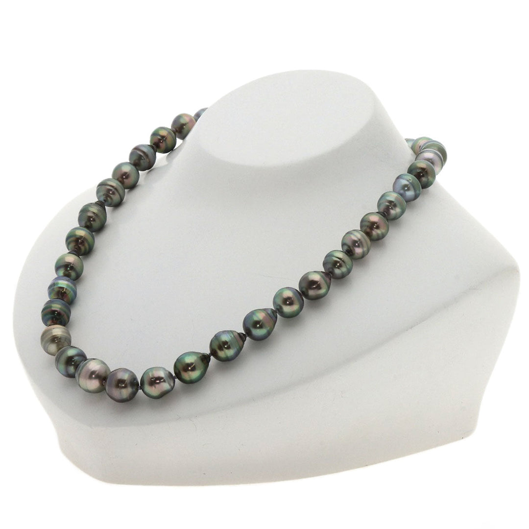 TASAKI Necklace SV black Baroque Black Pearl