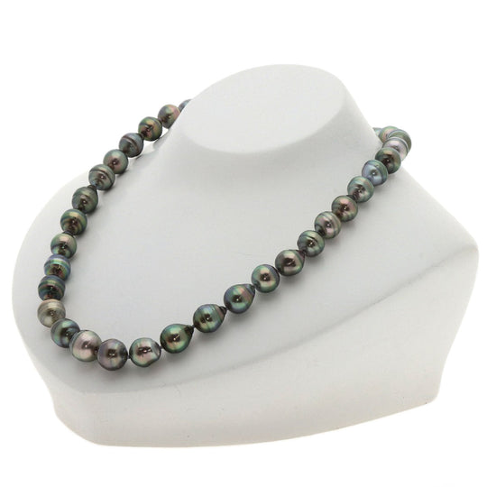 TASAKI Necklace SV black Baroque Black Pearl