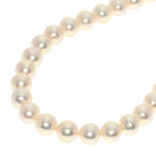 TASAKI Necklace SV ,  Pearl white Pearl Earrings 2-piece set Women Used Authentic