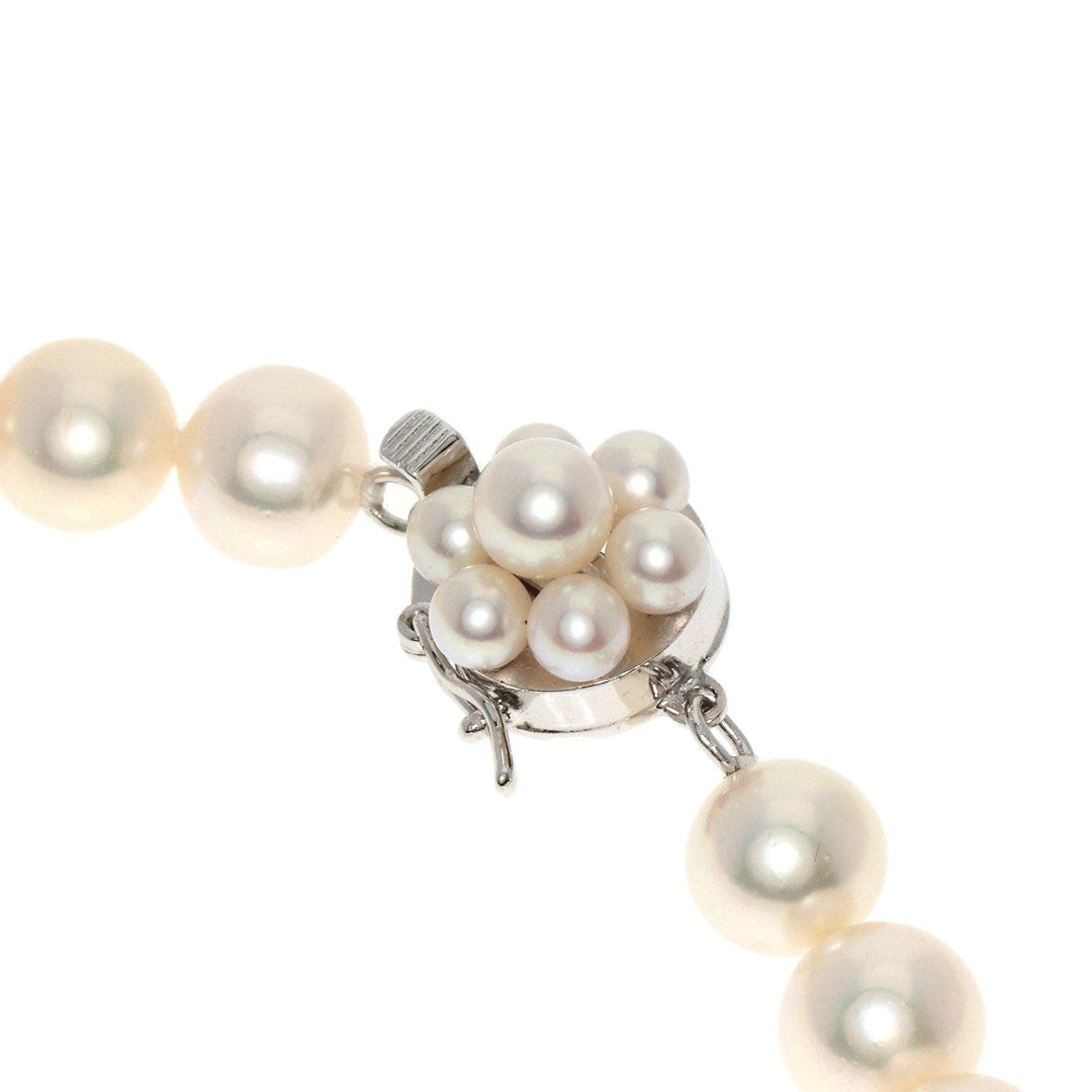 TASAKI Necklace SV ,  Pearl white Pearl Earrings 2-piece set Women Used Authentic