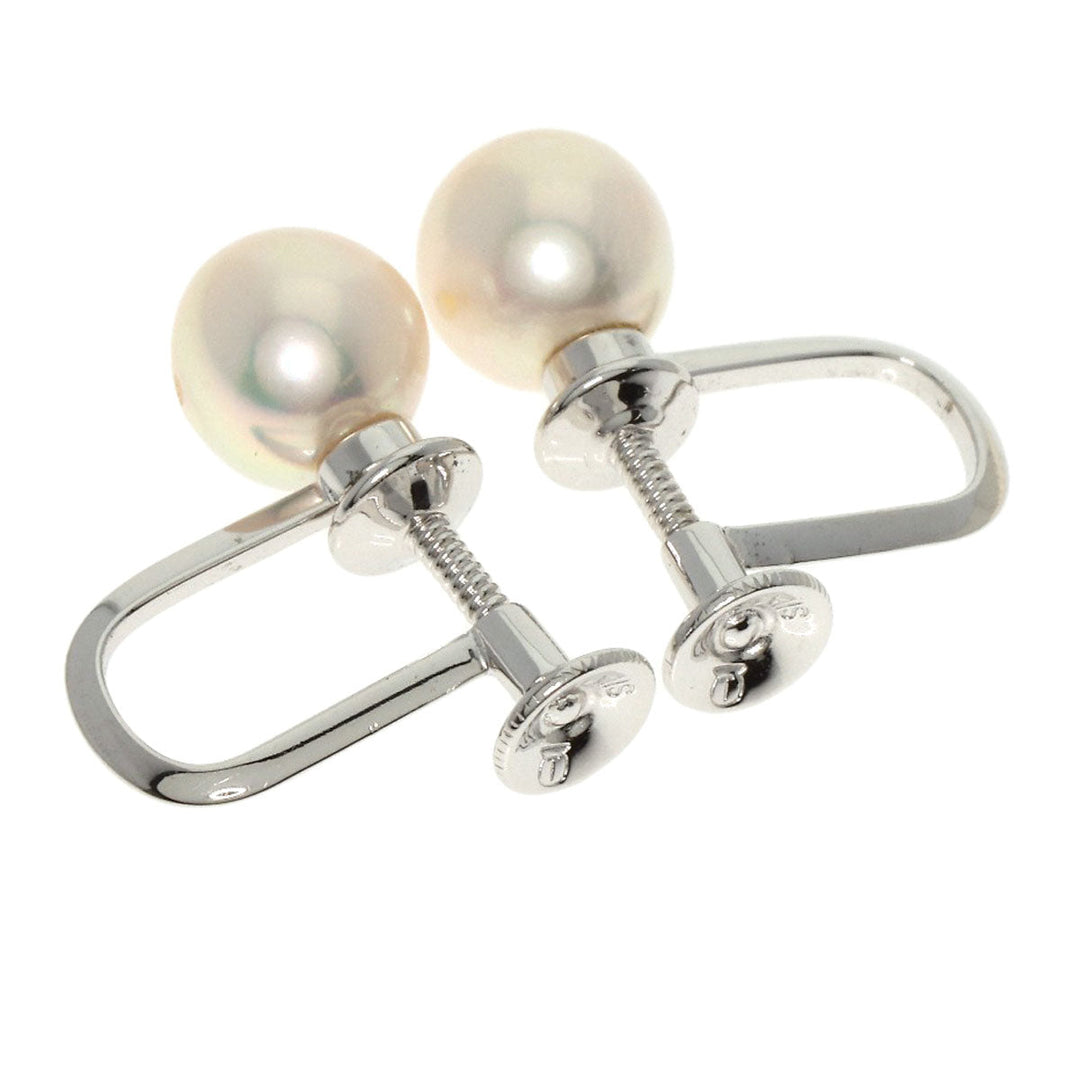 TASAKI Necklace SV ,  Pearl white Pearl Earrings 2-piece set Women Used Authentic
