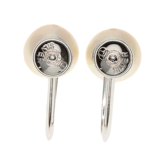 TASAKI Necklace SV ,  Pearl white Pearl Earrings 2-piece set Women Used Authentic