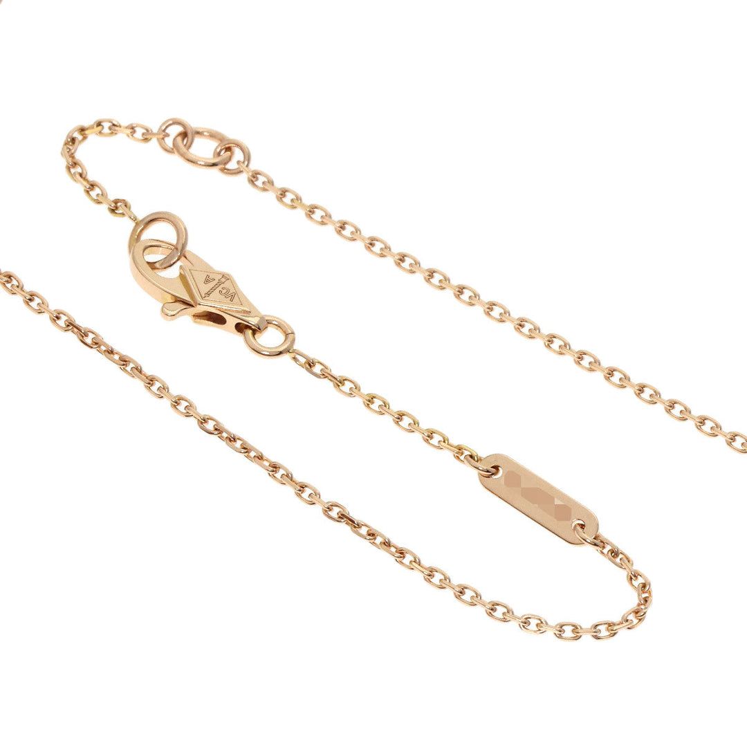 Van Cleef & Arpels Necklace 18K Pink Gold gold Sweet Alhambra Carnelian Women Used Authentic