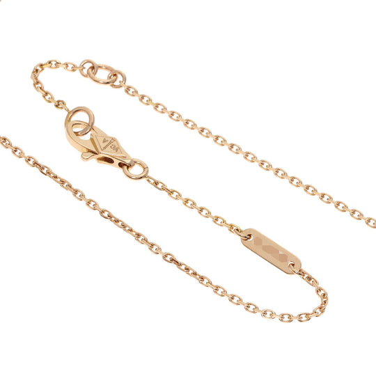 Van Cleef & Arpels Necklace 18K Pink Gold gold Sweet Alhambra Carnelian Women Used Authentic