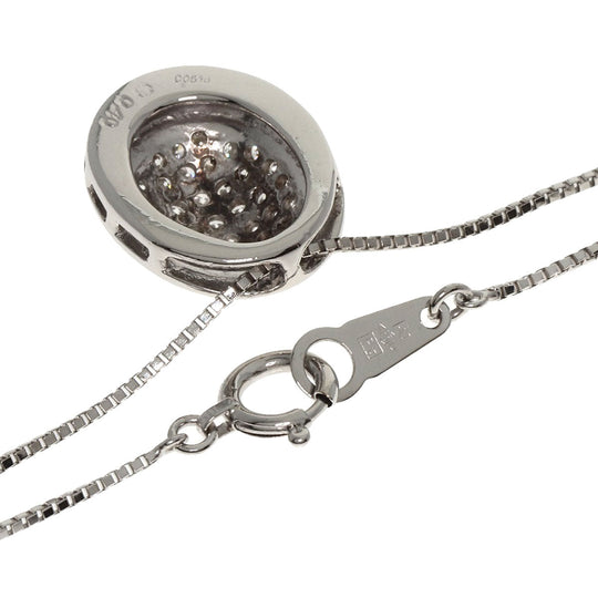 MONNICKENDAM Necklace PT900 Silver diamond