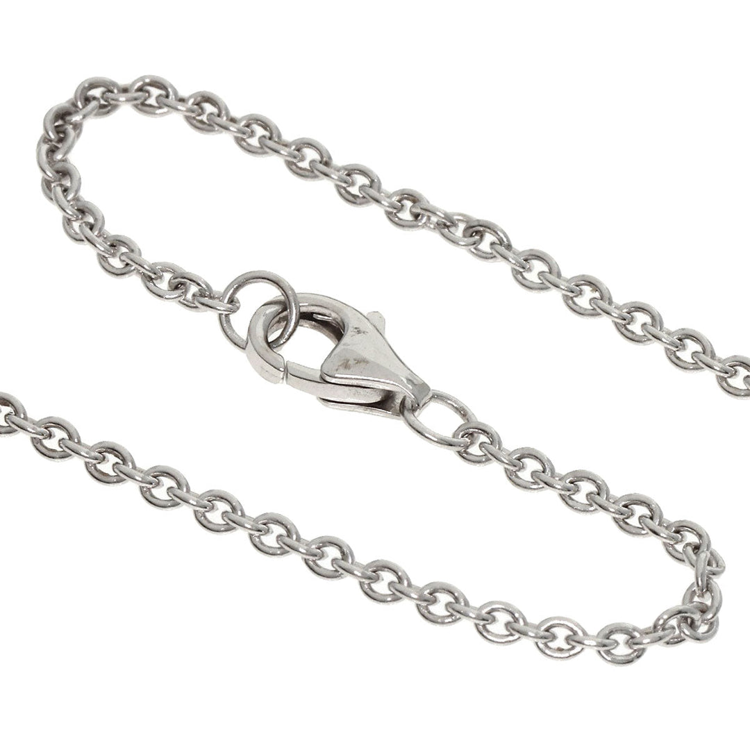 CARTIER Necklace K18WG Silver Baby love