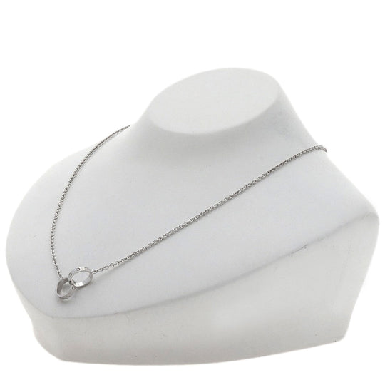 CARTIER Necklace K18WG Silver Baby love