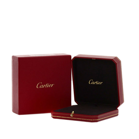 CARTIER Necklace K18WG Silver Baby love