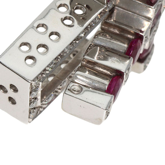 Damiani Necklace K18WG Silver Belle Epoque Ruby Diamond M