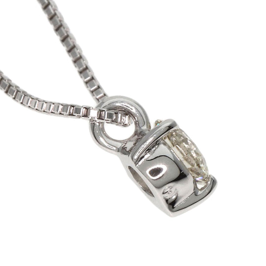 TASAKI Necklace K18WG Silver diamond Women Used Authentic