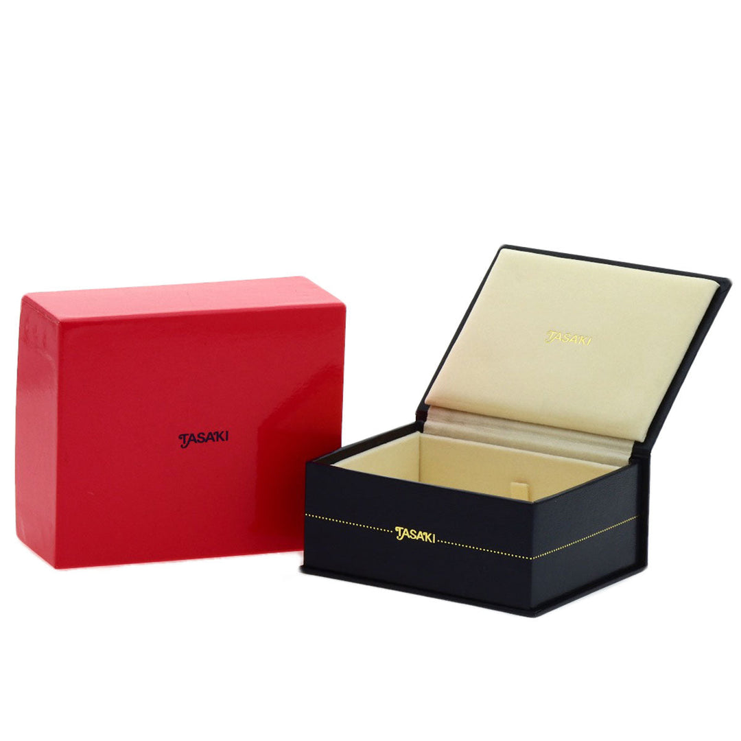 TASAKI Necklace K18WG Silver diamond Women Used Authentic