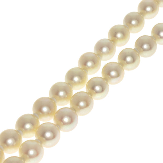 MIKIMOTO Necklace metallic white Pearl Women Used Authentic