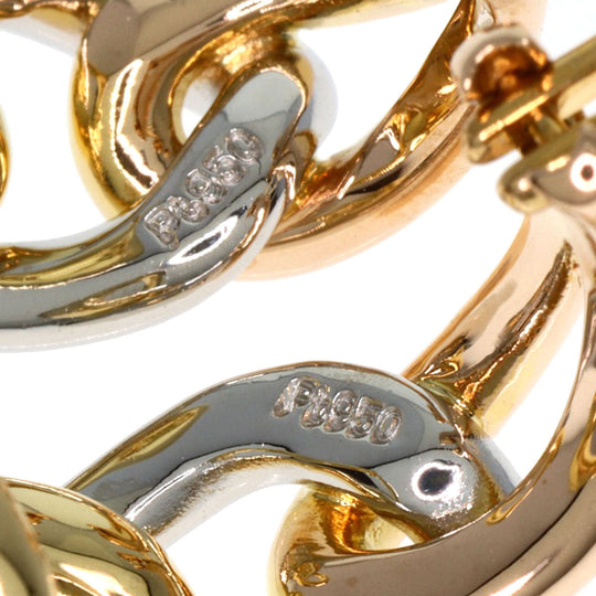 MIKIMOTO Earring K18YG , K18PG , PT950 gold Three color Women Used Authentic