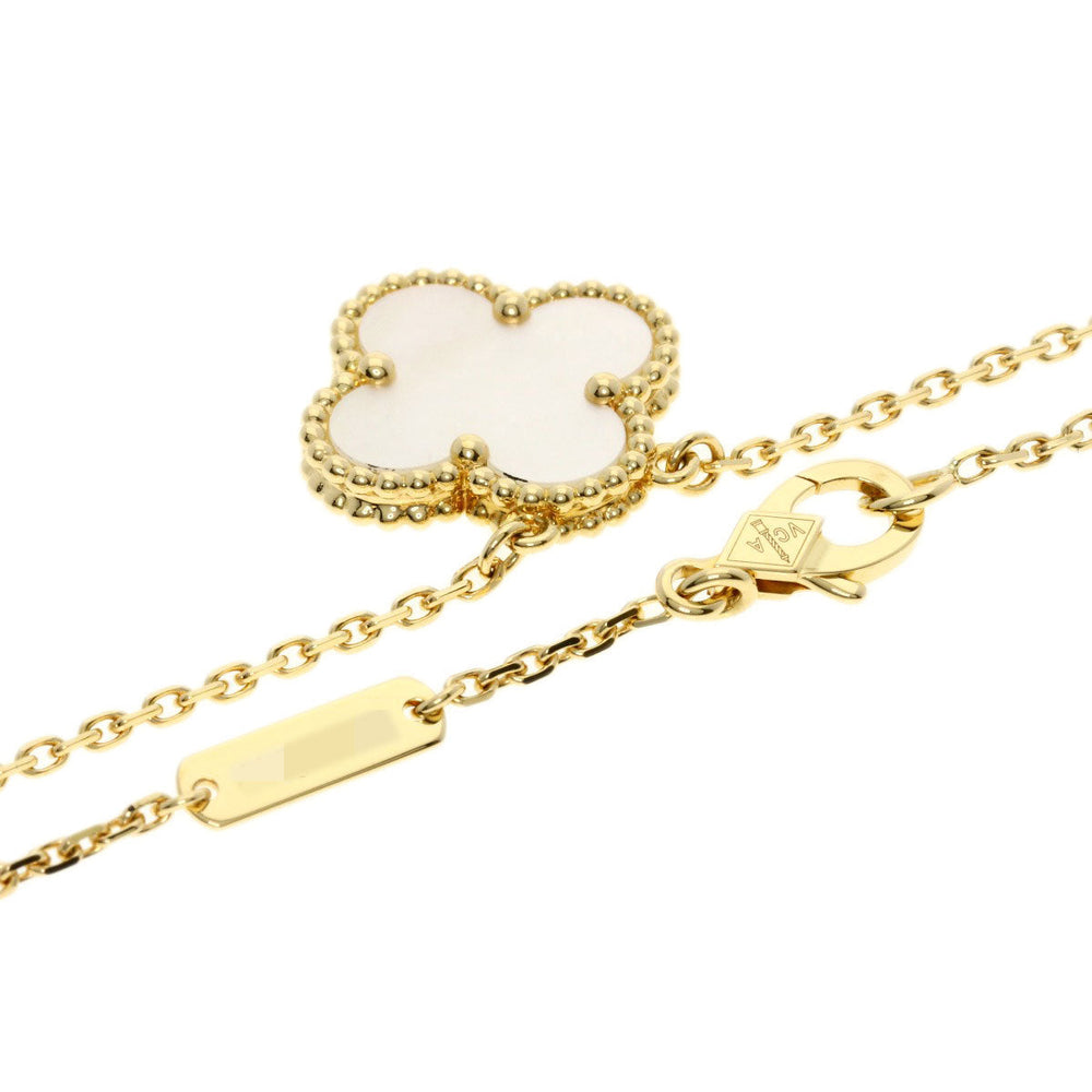 Van Cleef & Arpels Necklace 18K Yellow Gold gold Vintage Alhambra Shell Women Used Authentic