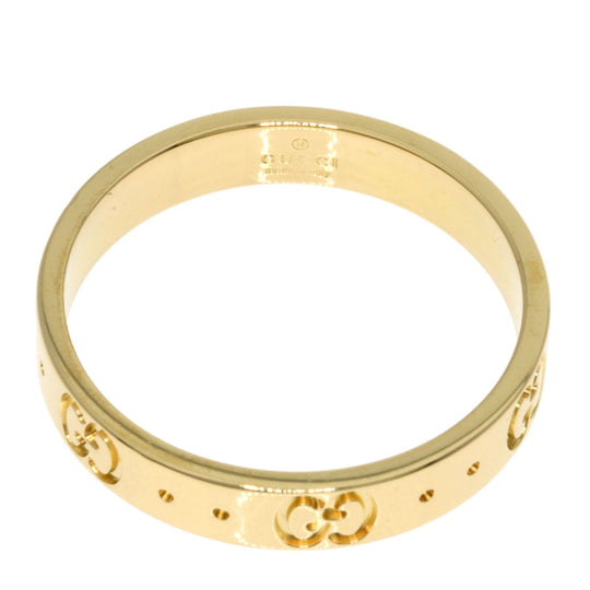GUCCI Ring 18K Yellow Gold gold Icon # 19 Women Used Authentic