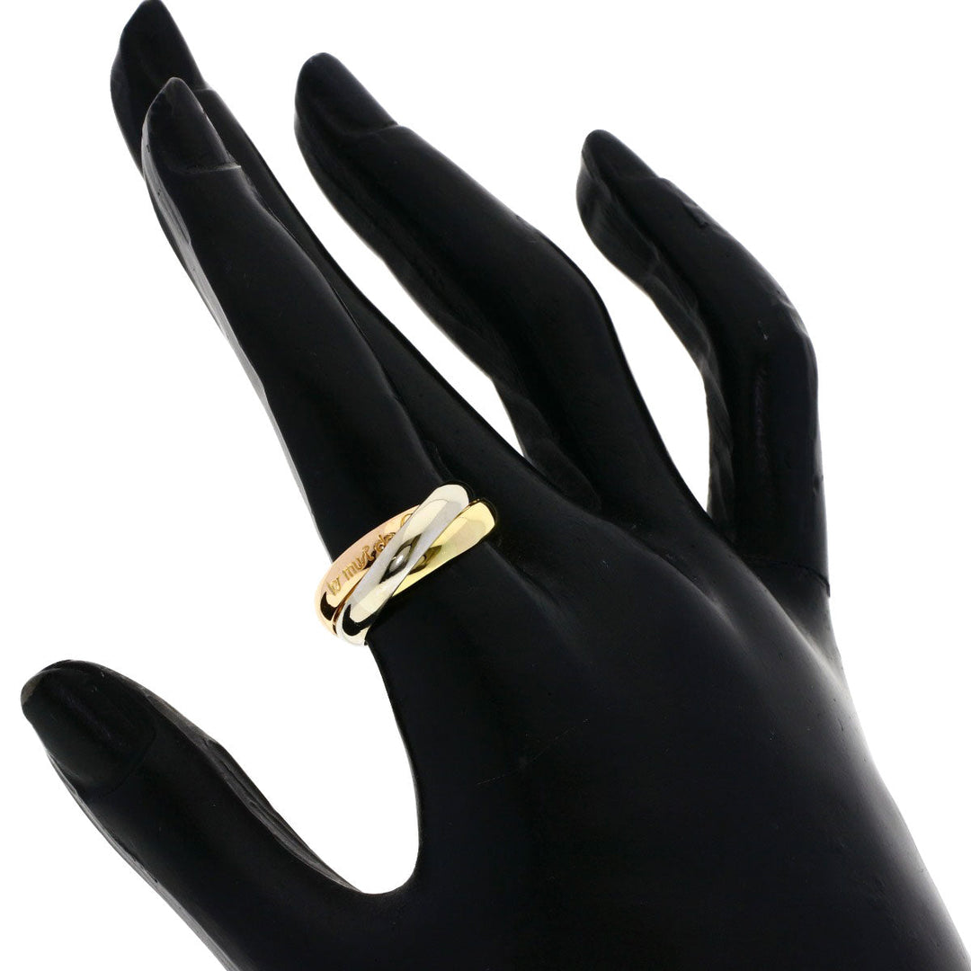 CARTIER Ring K18YG , K18PG , K18WG gold Trinity Women Used Authentic
