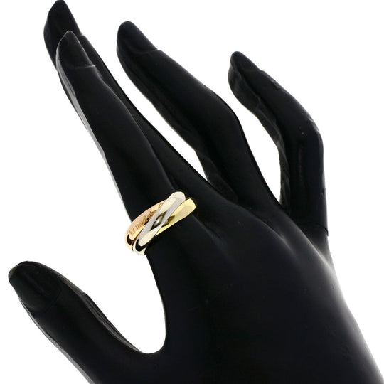 CARTIER Ring K18YG , K18PG , K18WG gold Trinity Women Used Authentic