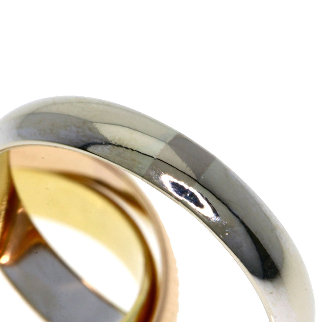 CARTIER Ring K18YG , K18PG , K18WG gold Trinity Women Used Authentic