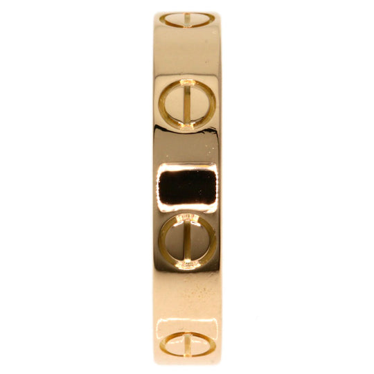 CARTIER Ring 18K Pink Gold gold Mini love ring #49 Women Used Authentic