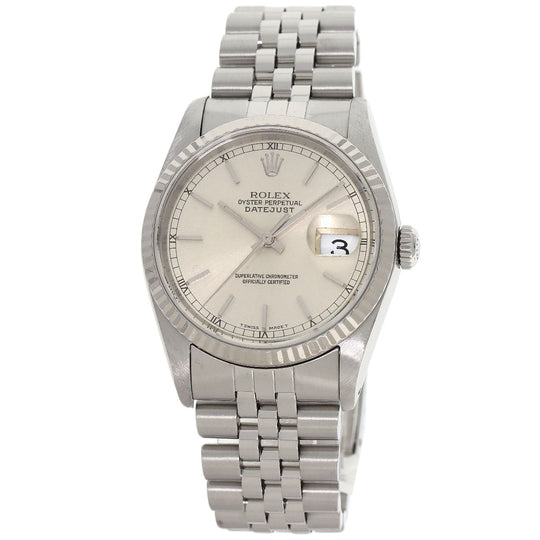 ROLEX Watches Mechanical Automatic 16234 Stainless Steel Silver Datejust Silver dial