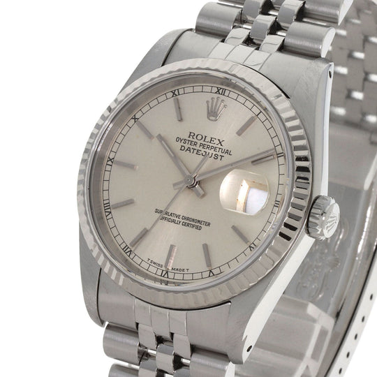 ROLEX Watches Mechanical Automatic 16234 Stainless Steel Silver Datejust Silver dial