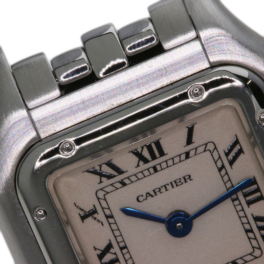 CARTIER Watches Quartz W25033P5 Stainless Steel , Stainless Steel Silver PANTHERE SM Silver dial Women Used Authentic