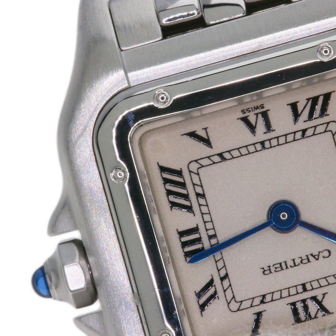 CARTIER Watches Quartz W25033P5 Stainless Steel , Stainless Steel Silver PANTHERE SM Silver dial Women Used Authentic