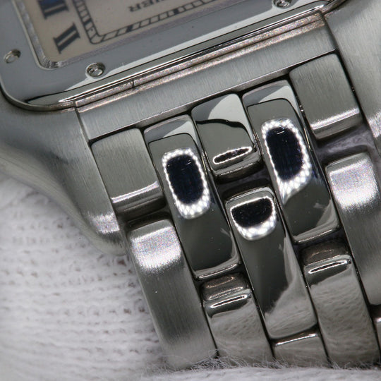 CARTIER Watches Quartz W25033P5 Stainless Steel , Stainless Steel Silver PANTHERE SM Silver dial Women Used Authentic