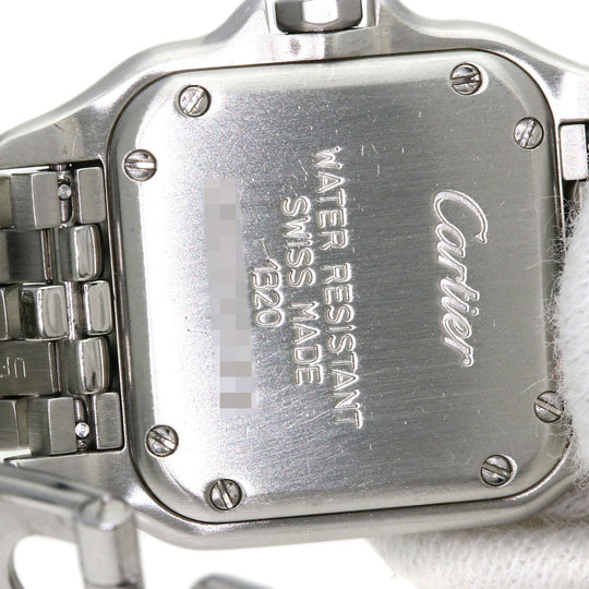 CARTIER Watches Quartz W25033P5 Stainless Steel , Stainless Steel Silver PANTHERE SM Silver dial Women Used Authentic