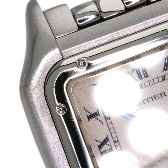 CARTIER Watches Quartz W25033P5 Stainless Steel , Stainless Steel Silver PANTHERE SM Silver dial Women Used Authentic