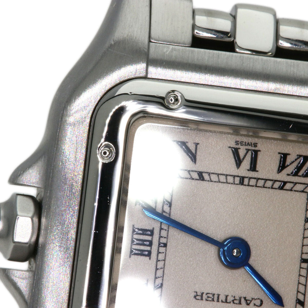 CARTIER Watches Quartz W25033P5 Stainless Steel , Stainless Steel Silver PANTHERE SM Silver dial Women Used Authentic