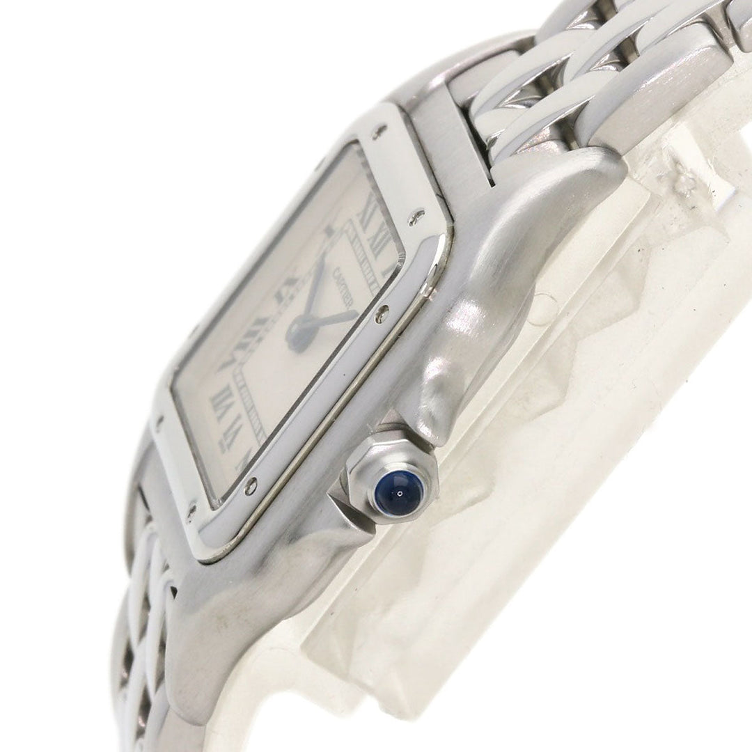 CARTIER Watches Quartz W25033P5 Stainless Steel , Stainless Steel Silver PANTHERE SM Silver dial Women Used Authentic