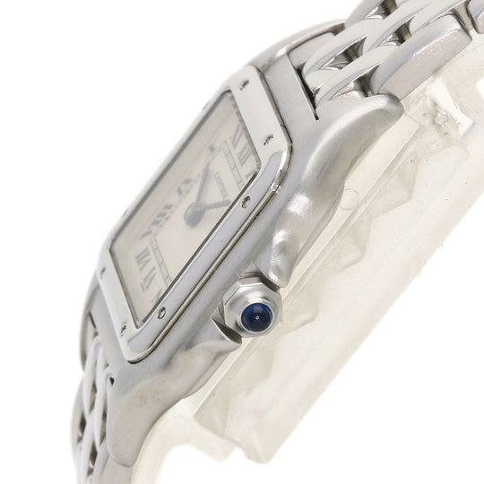 CARTIER Watches Quartz W25033P5 Stainless Steel , Stainless Steel Silver PANTHERE SM Silver dial Women Used Authentic
