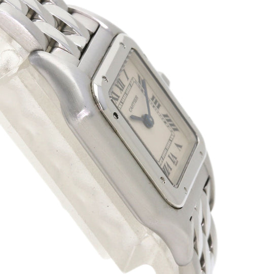 CARTIER Watches Quartz W25033P5 Stainless Steel , Stainless Steel Silver PANTHERE SM Silver dial Women Used Authentic