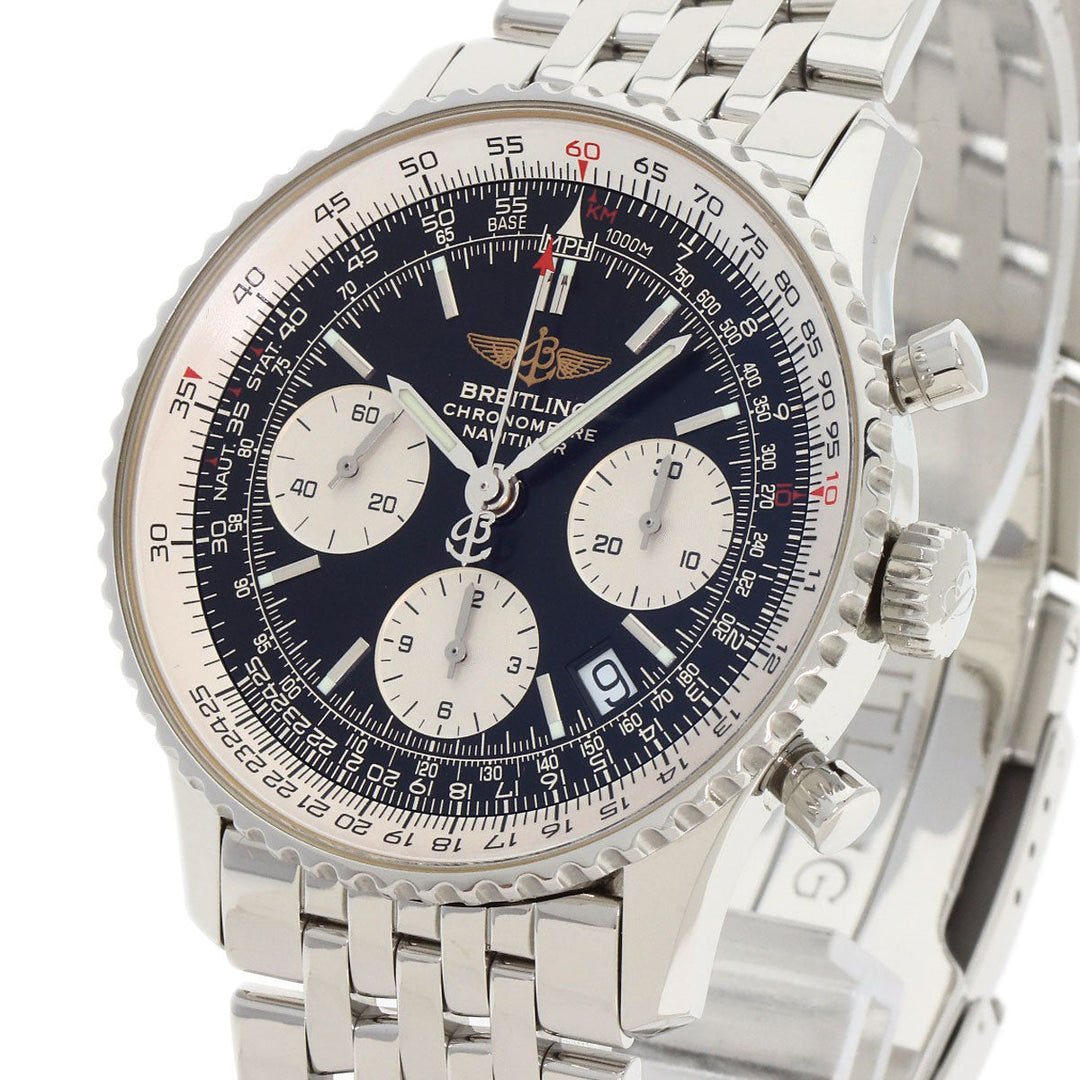 BREITLING Watches A23322 Stainless Steel Silver Navitimer Chronograph mens Used Authentic