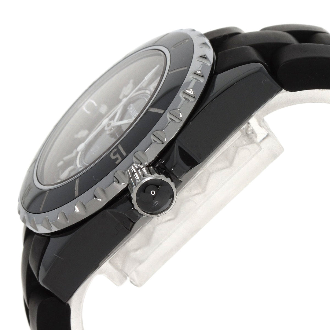 CHANEL Watches Quartz H0681 Ceramic, Rubber black J12 1.3" black dial Women Used Authentic
